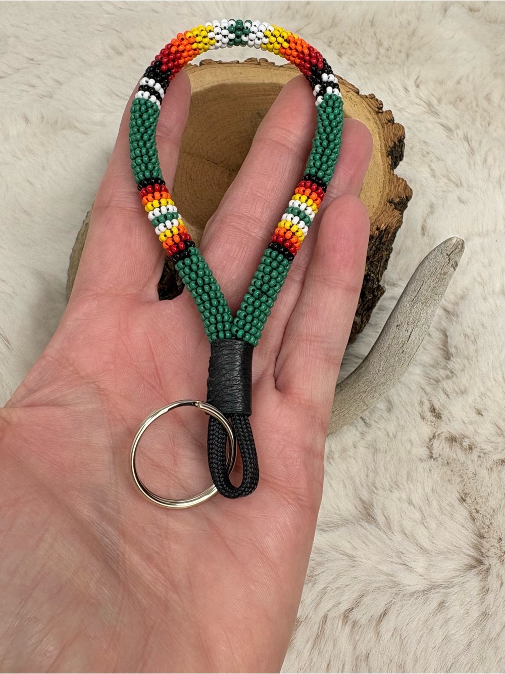 Beaded Keychain - Picture 2 of 3